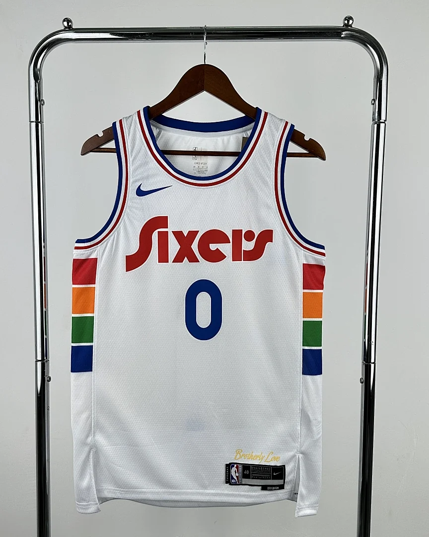 Camisola NBA Philadelphia 76ers Tyrese Maxey #0 Edição Especial 2025