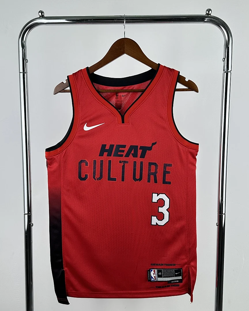 Camisola NBA Miami Heat Dwyane Wade #3 Edição Especial 2025