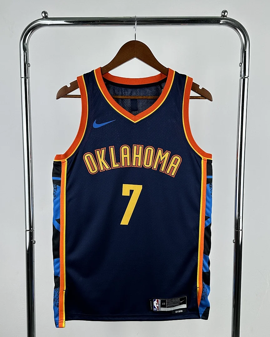 Camisola NBA Oklahoma City Thunder Chet Holmgren #7 Edição Especial 2025