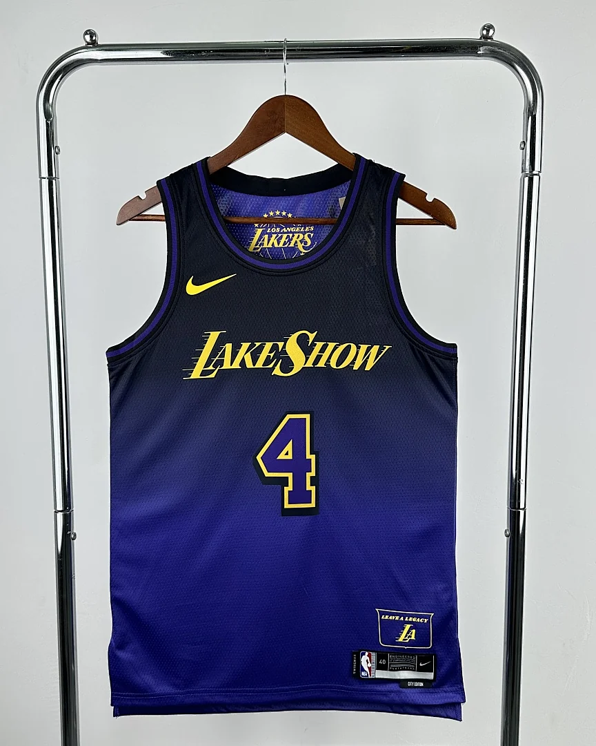 Camisola NBA Los Angeles Lakers Dalton Knecht #4 Edição Especial 2025