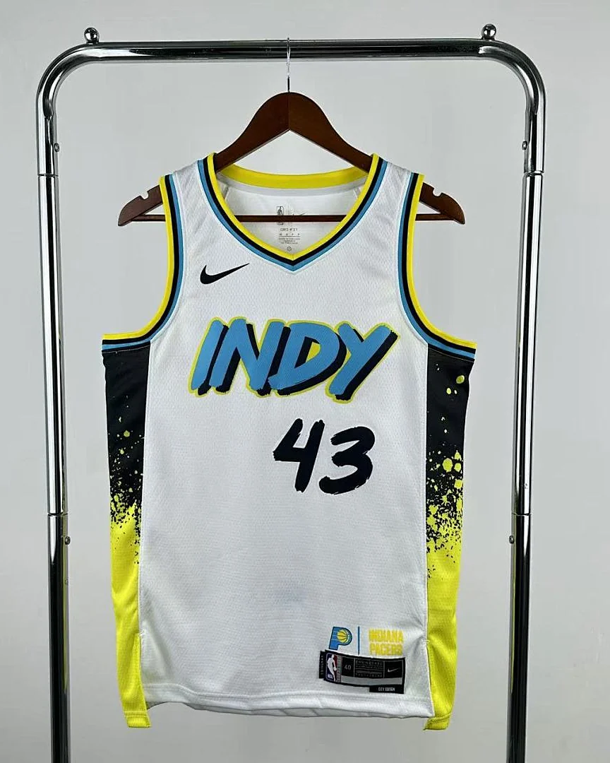 Camisola NBA Indiana Pacers Pascal Siakam #43 Edição Especial 2025
