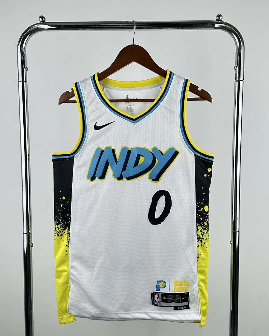Camisola NBA Indiana Pacers Tyrese Haliburton #0 Edição Especial 2025