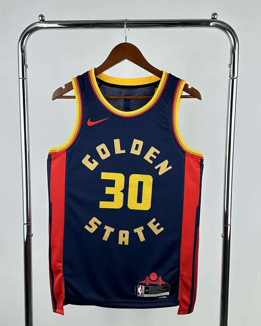 Camisola NBA Golden State Warriors Stephen Curry #30 Edição Especial 2025