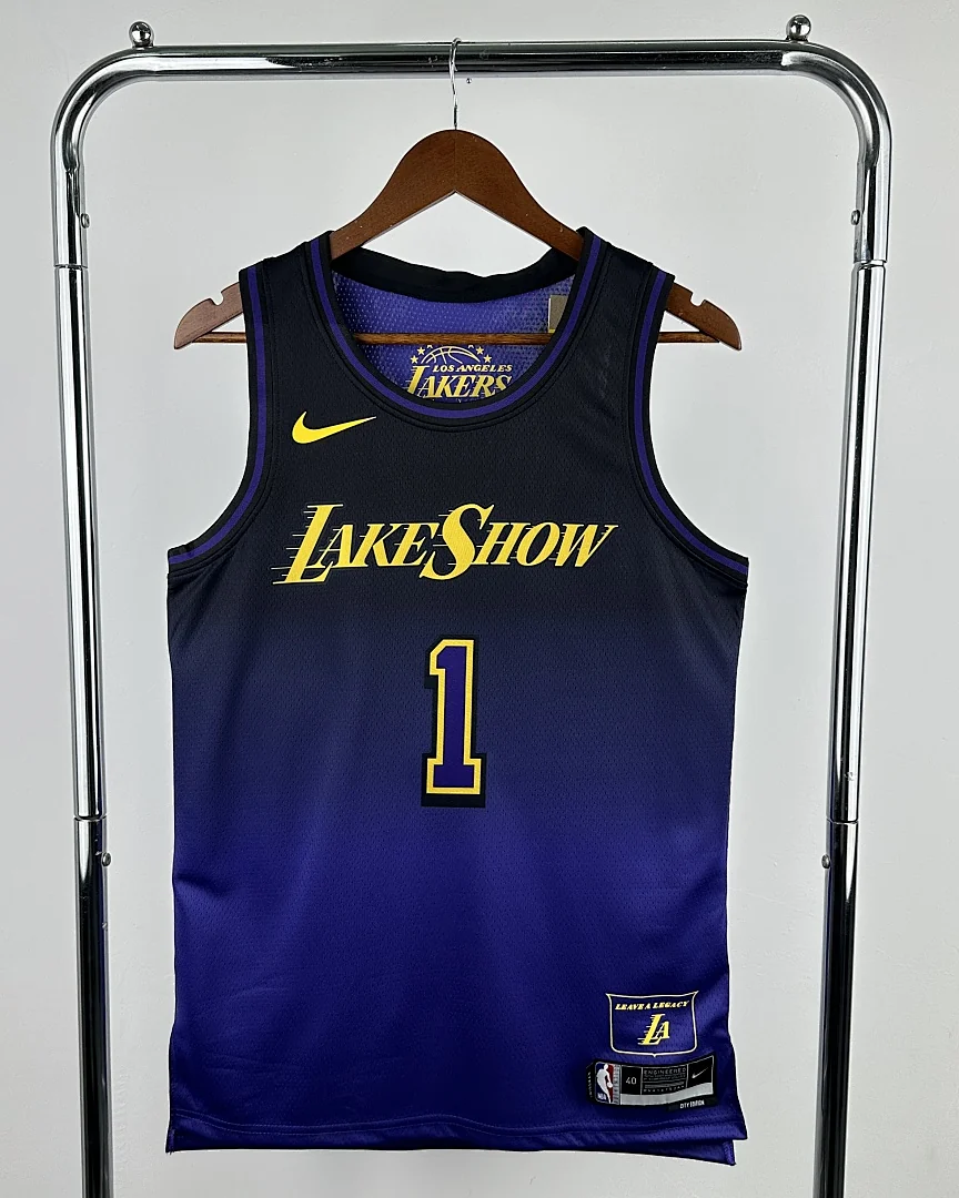Camisola NBA Los Angeles Lakers D'Angelo Russell #1 Edição Especial 2025