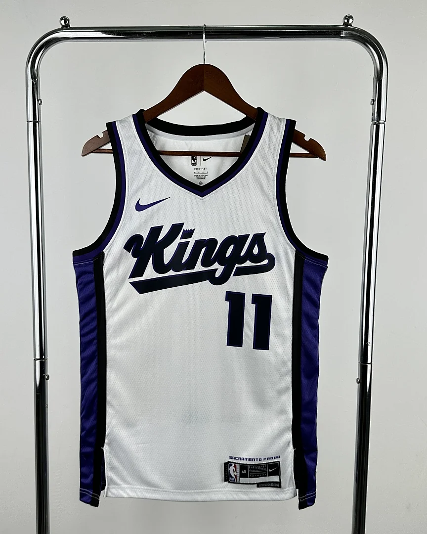Camisola NBA Sacramento Kings Domantas Sabonis #11 Branca 2024