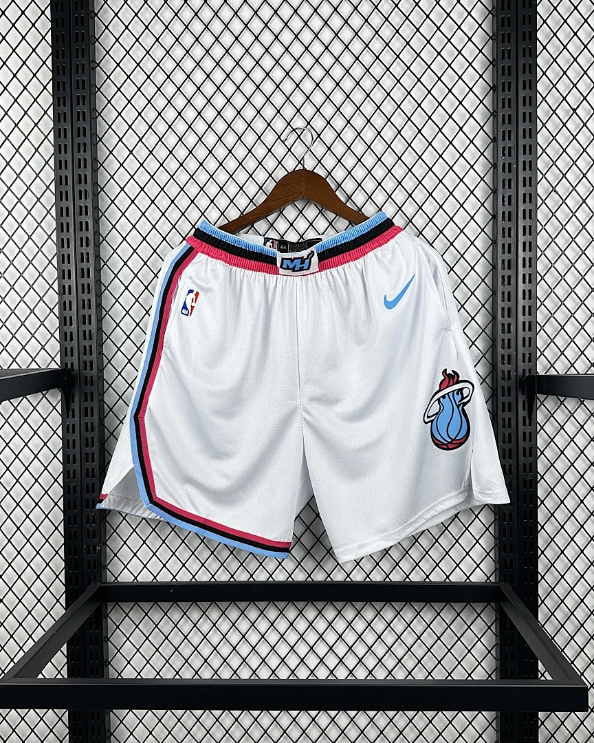 Calções NBA Miami Heat Branco