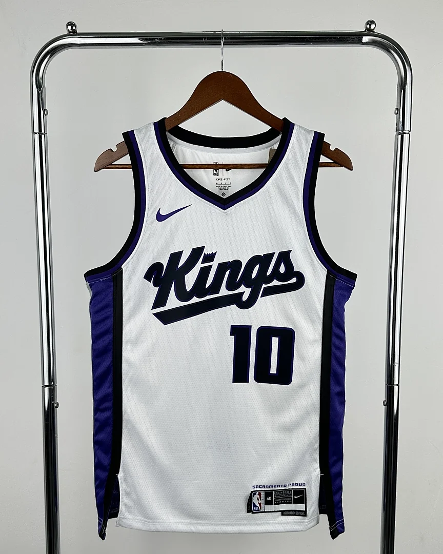 Camisola NBA Sacramento Kings DeMar DeRozan #10 Branca 2024