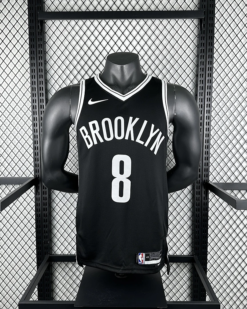 Camisola NBA Brooklyn Nets Choi Yeong-hee #8 Preta 2023
