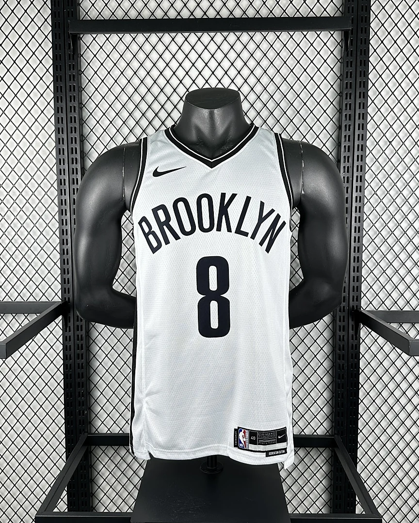 Camisola NBA Brooklyn Nets Choi Yeong-hee #8 Branca 2023