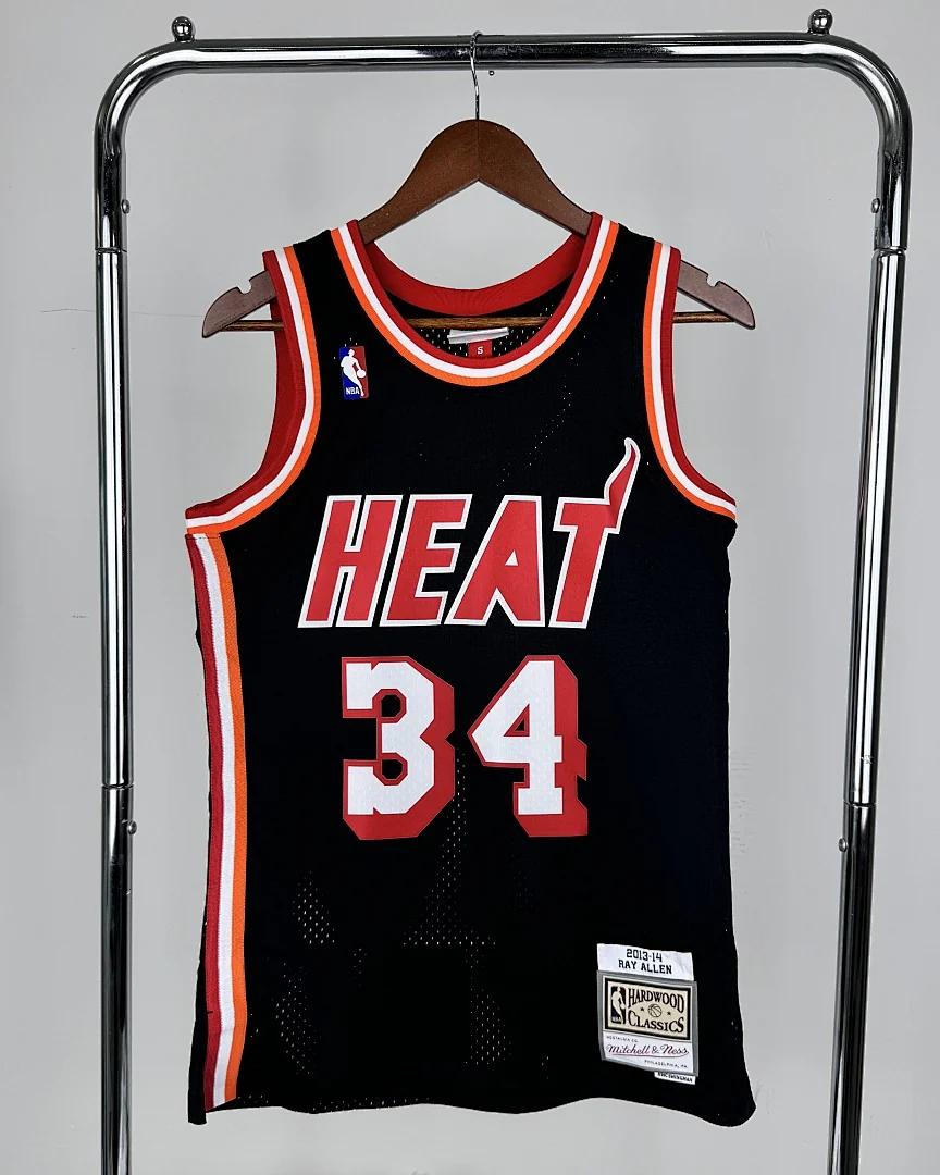 Camisola NBA Miami Heat Ray Allen #34 Retro Mitchell & Ness 13/14