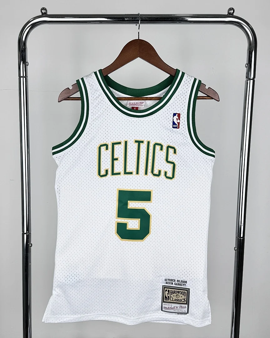 Camisola NBA Boston Celtics Kevin Garnett #5 Retro Mitchell & Ness 2008