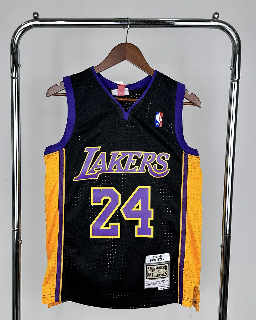 Camisola NBA Los Angeles Lakers Kobe Bryant #24 Retro Mitchell & Ness 09/10 Preta