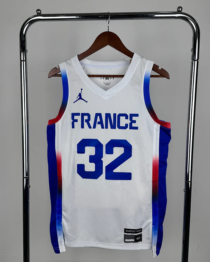 Camisola França 2024 Victor Wembanyama #32