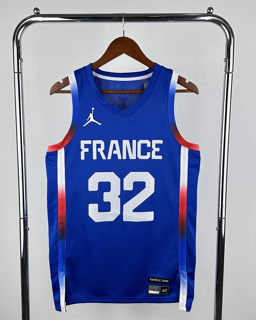 Camisola França 2024 Alternativa Victor Wembanyama #32