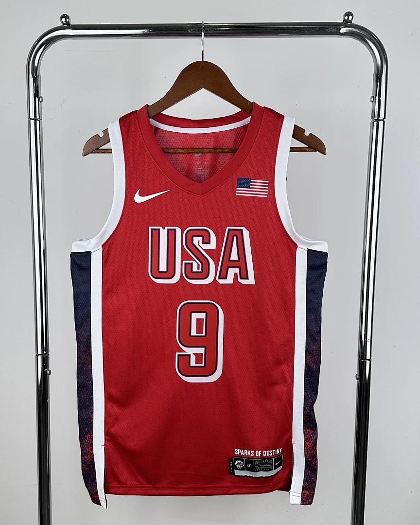 Camisola Seleção dos Estados Unidos de Basquetebol 2024 Alternativa #9