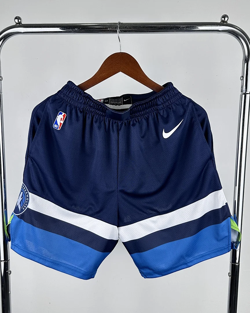 Calções NBA Minnesota Timberwolves Azul-Marinho 2023