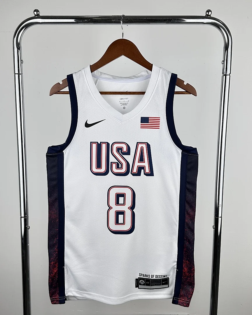 Camisola Seleção dos Estados Unidos de Basquetebol 2024 Principal Kawhi Leonard #8