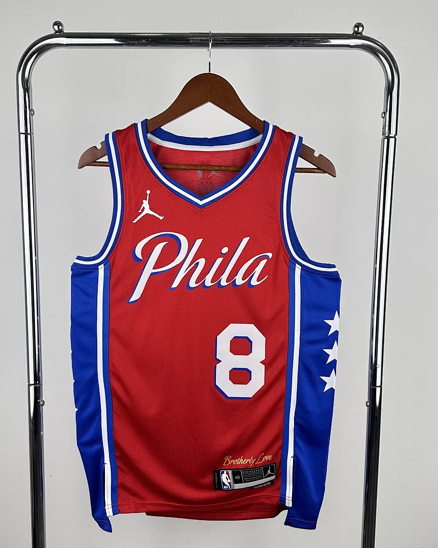 Camisola NBA Philadelphia 76ers Paul George #8 Jordan 2023