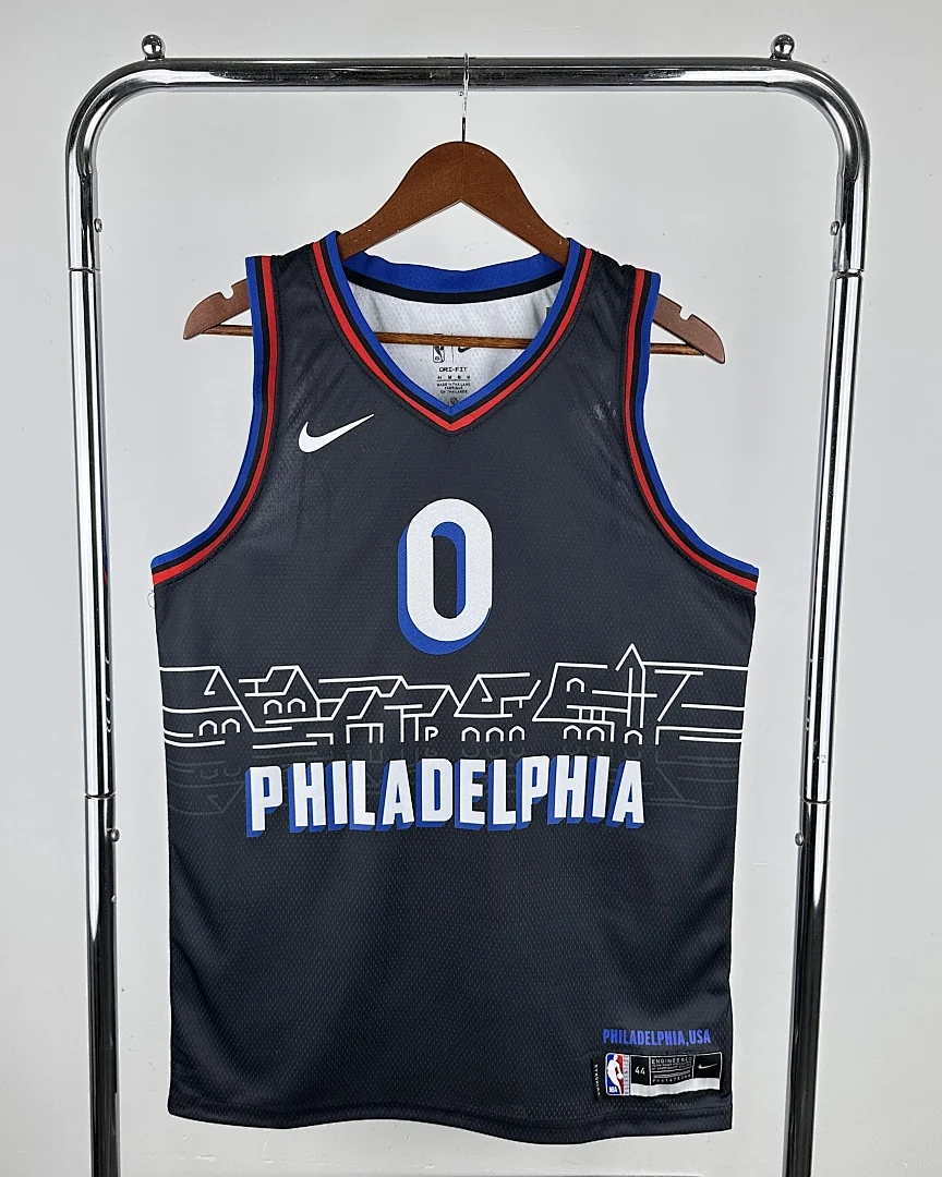 Camisola NBA Philadelphia 76ers Tyrese Maxey #0 Edição Especial 2021
