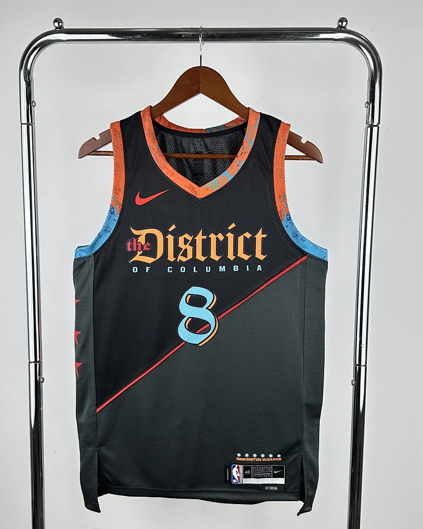 Camisola NBA Washington Wizards Bub Carrington #8 Edição Especial 2024