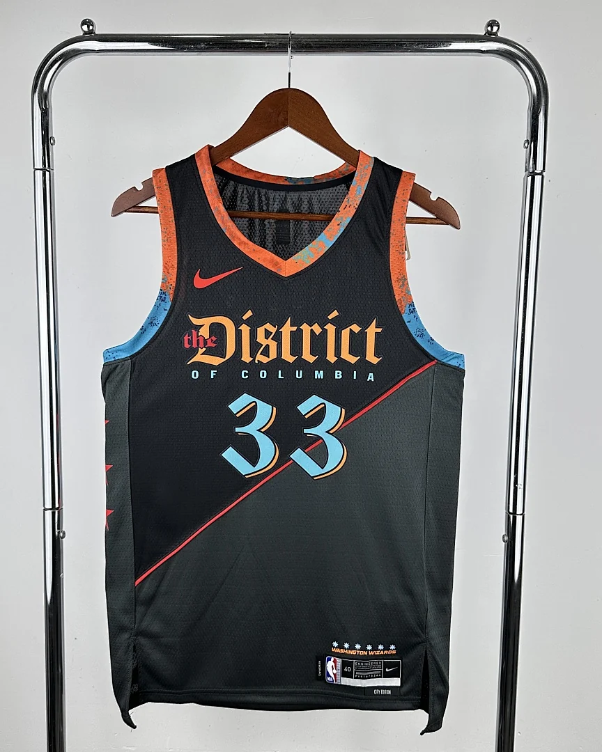 Camisola NBA Washington Wizards Kyle Kuzma #33 Edição Especial 2024