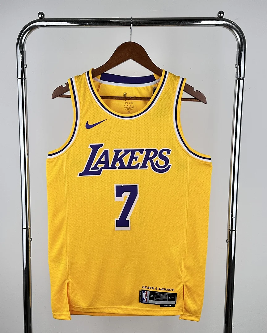 Camisola NBA Los Angeles Lakers Carmelo Anthony #7 Amarela 2023