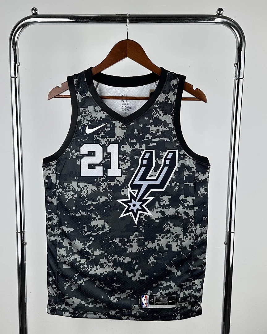 Camisola NBA San Antonio Spurs Tim Duncan #21 Edição Especial