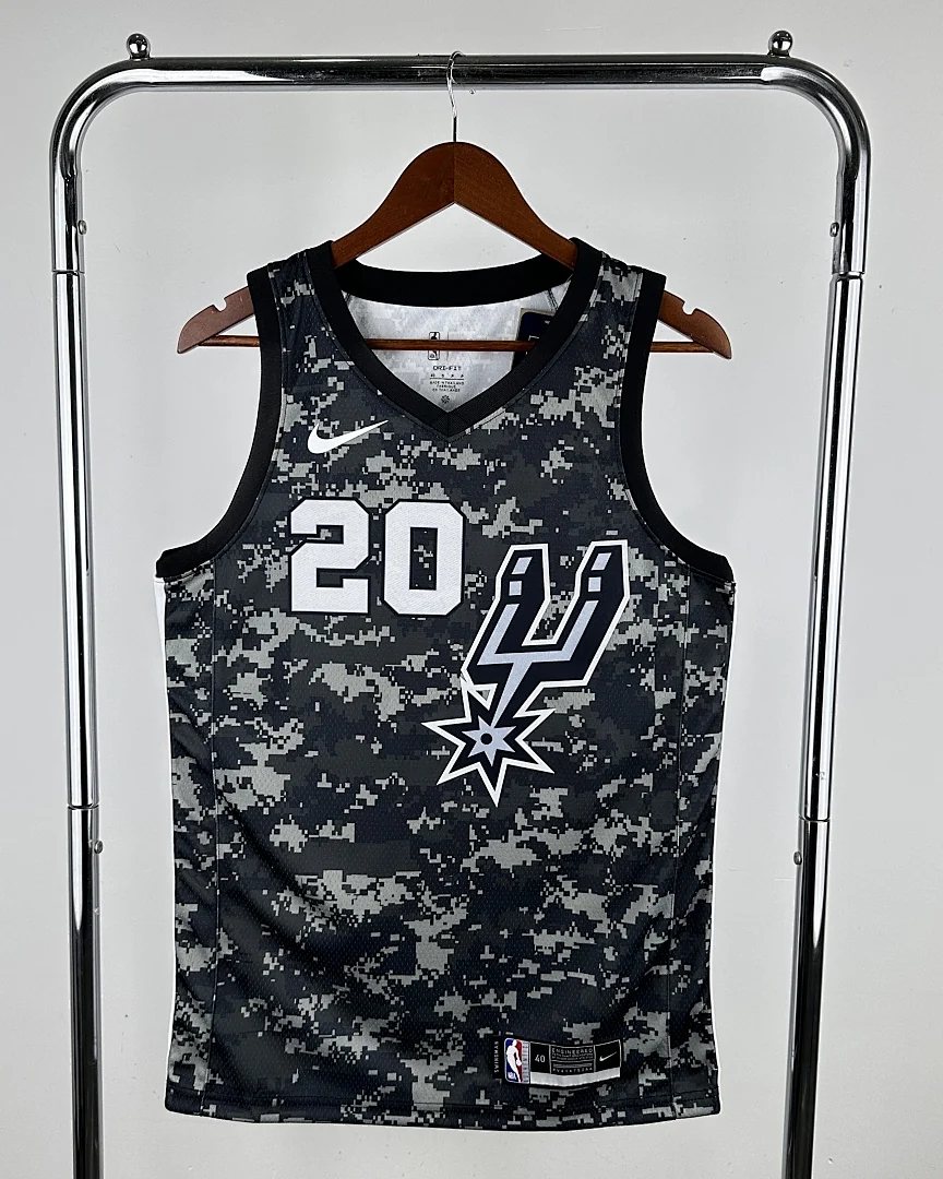 Camisola NBA San Antonio Spurs Manu Ginobili #20 Edição Especial