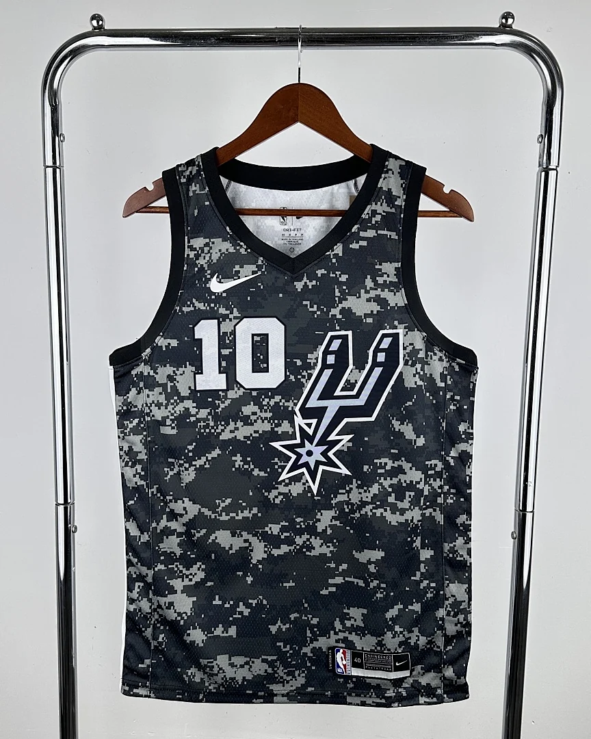 Camisola NBA San Antonio Spurs Jeremy Sochan #10 Edição Especial