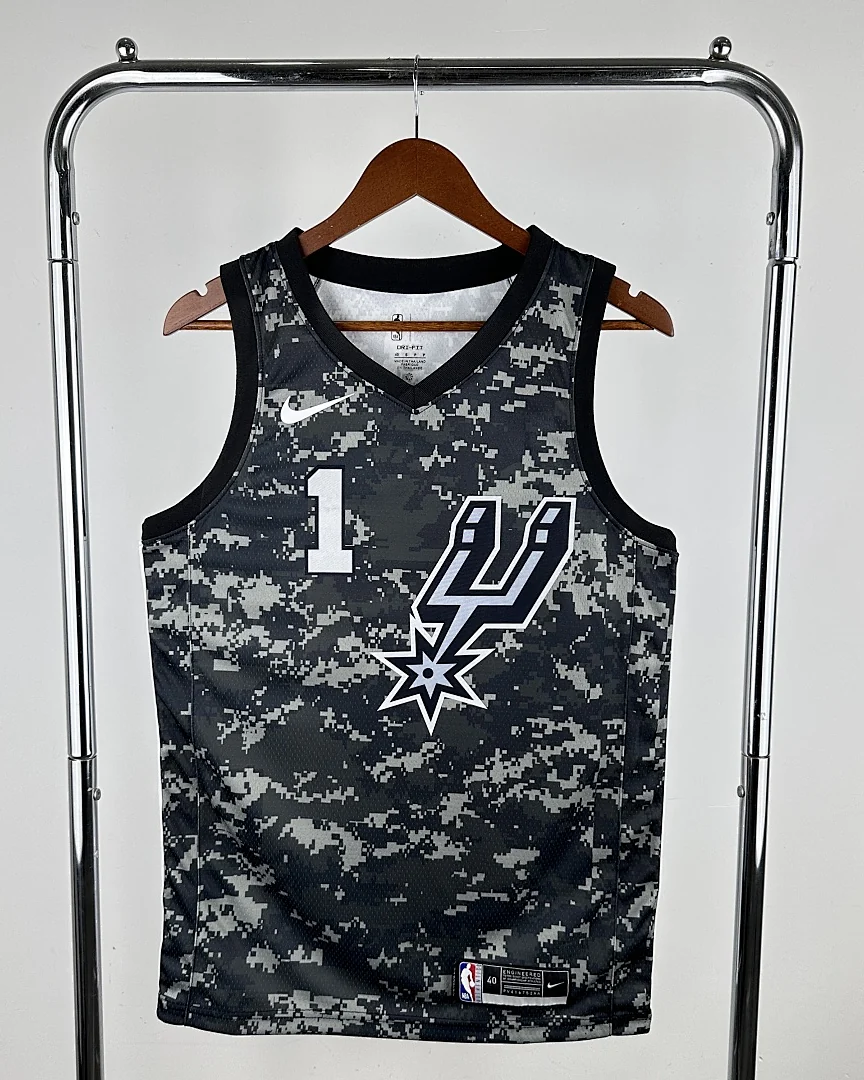 Camisola NBA San Antonio Spurs Victor Wembanyama #1 Edição Especial