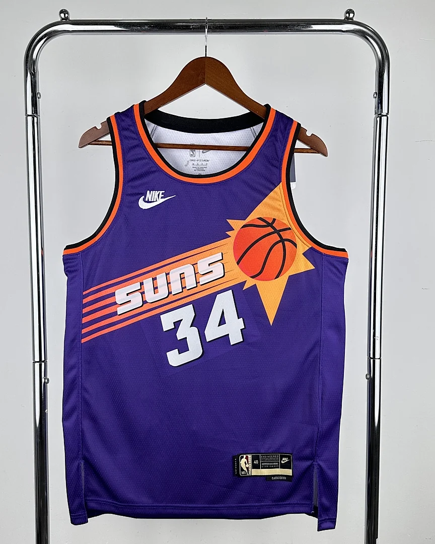 Camisola NBA Phoenix Suns Charles Barkley #34 Retro 2023