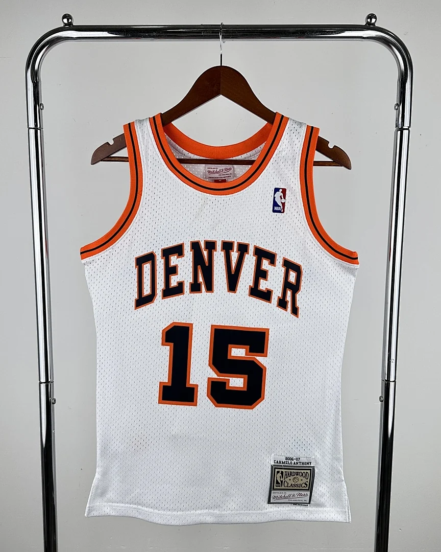 Camisola NBA Denver Nuggets Carmelo Anthony #15 Retro Mitchell & Ness 06/07
