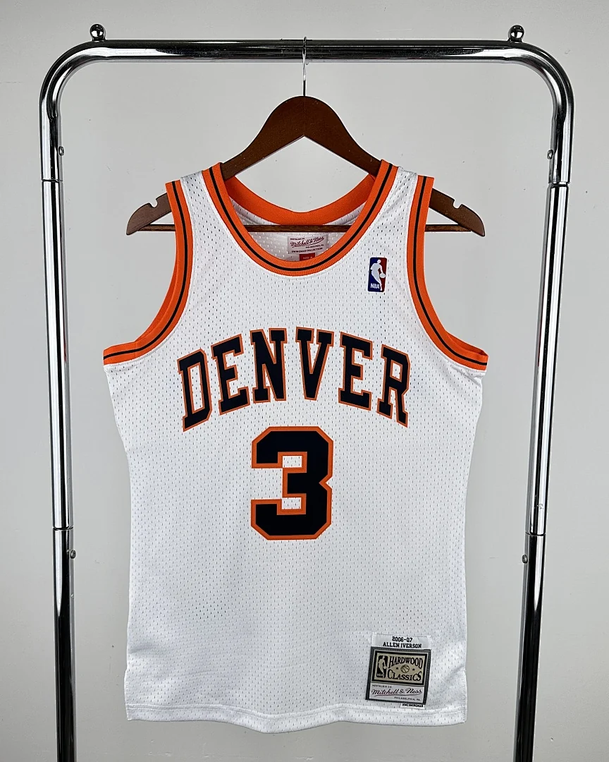 Camisola NBA Denver Nuggets Allen Iverson #3 Retro Mitchell & Ness 06/07