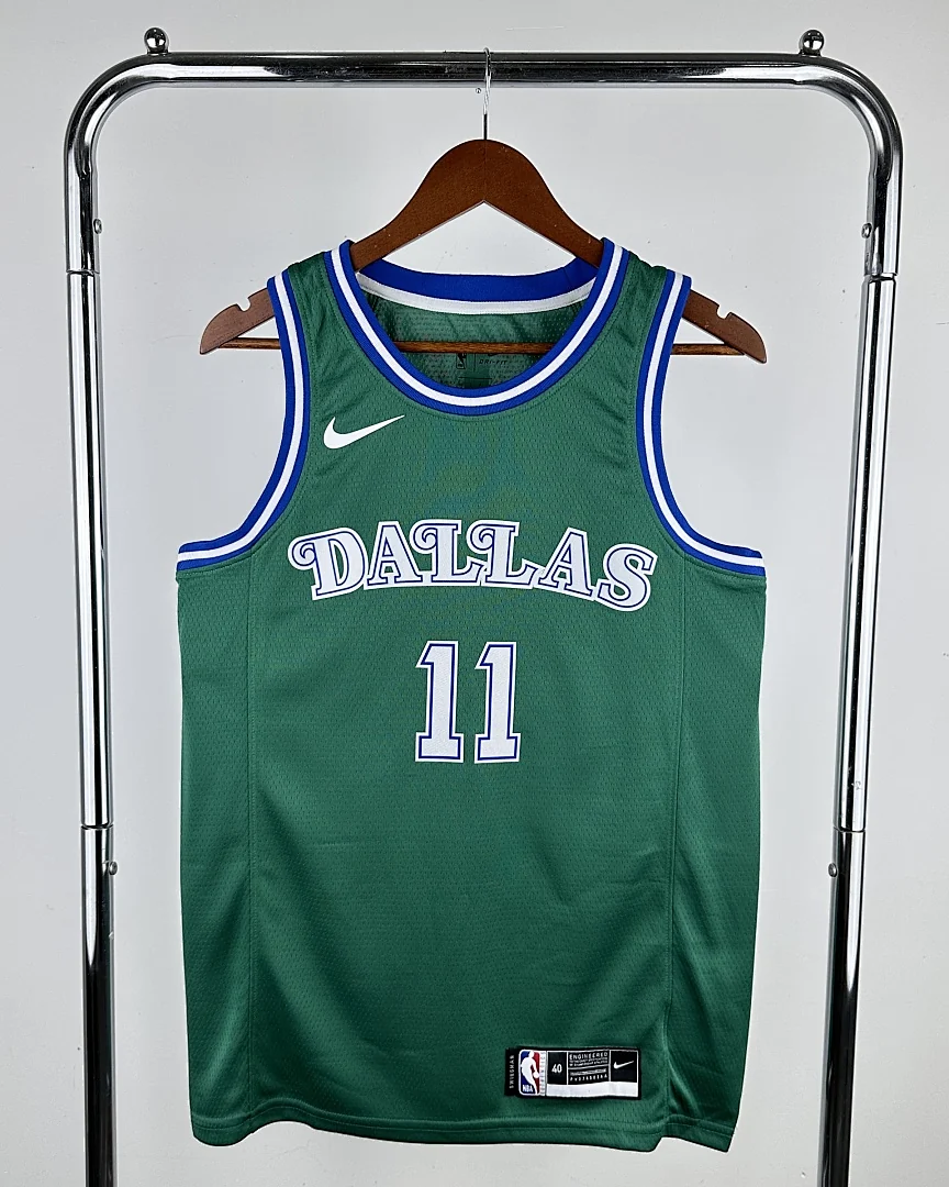 Camisola NBA Dallas Mavericks Kyrie Irving #11 Retro Edição Especial Verde