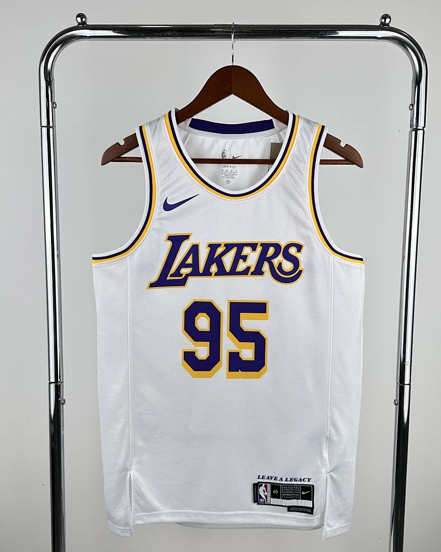 Camisola NBA Los Angeles Lakers Juan Toscano-Anderson #95 Branca