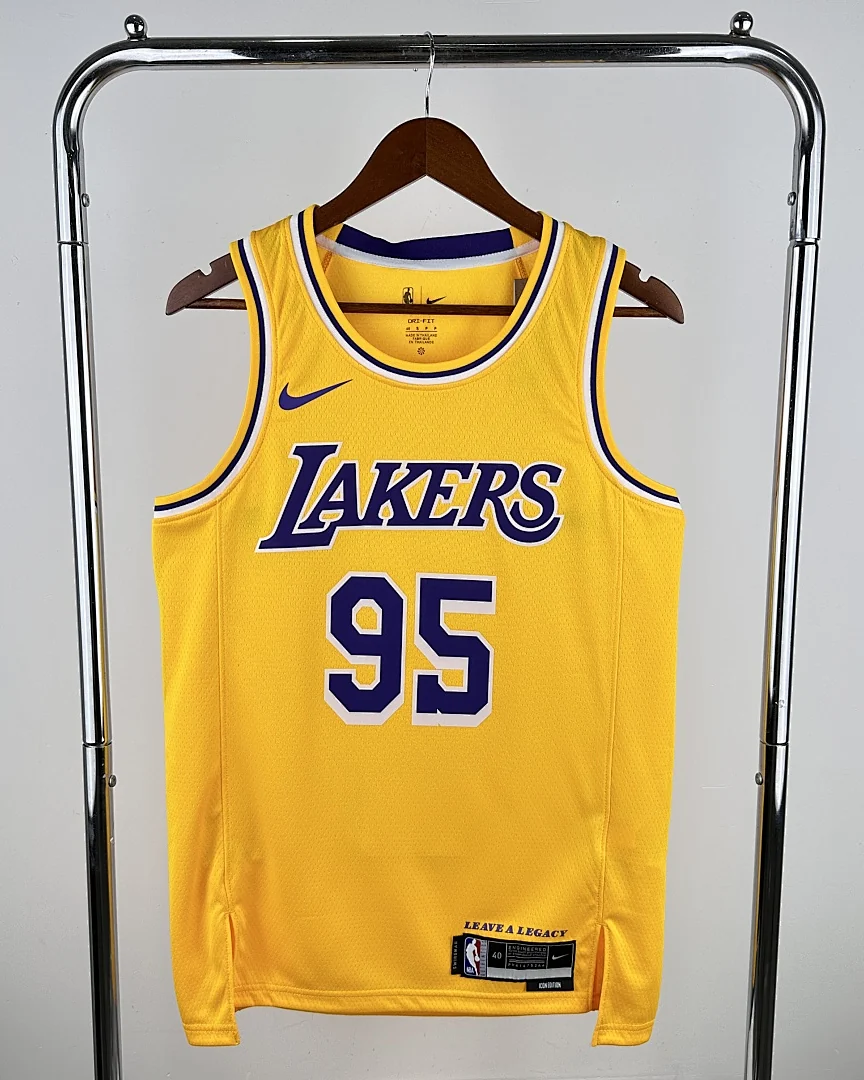 Camisola NBA Los Angeles Lakers Juan Toscano-Anderson #95 Amarela