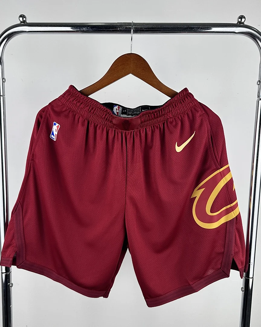 Calções NBA Cleveland Cavaliers Bordô 2023