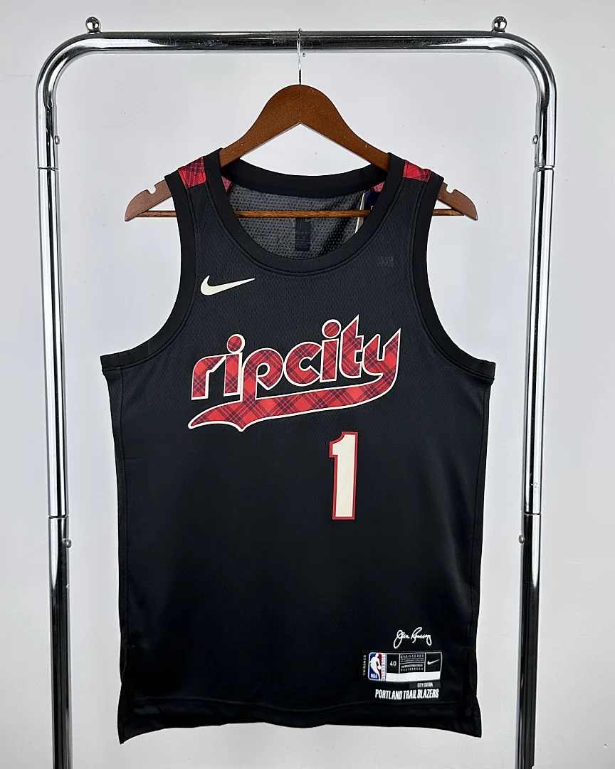 Camisola NBA Portland Trail Blazers Anfernee Simons #1 Edição Especial 2024
