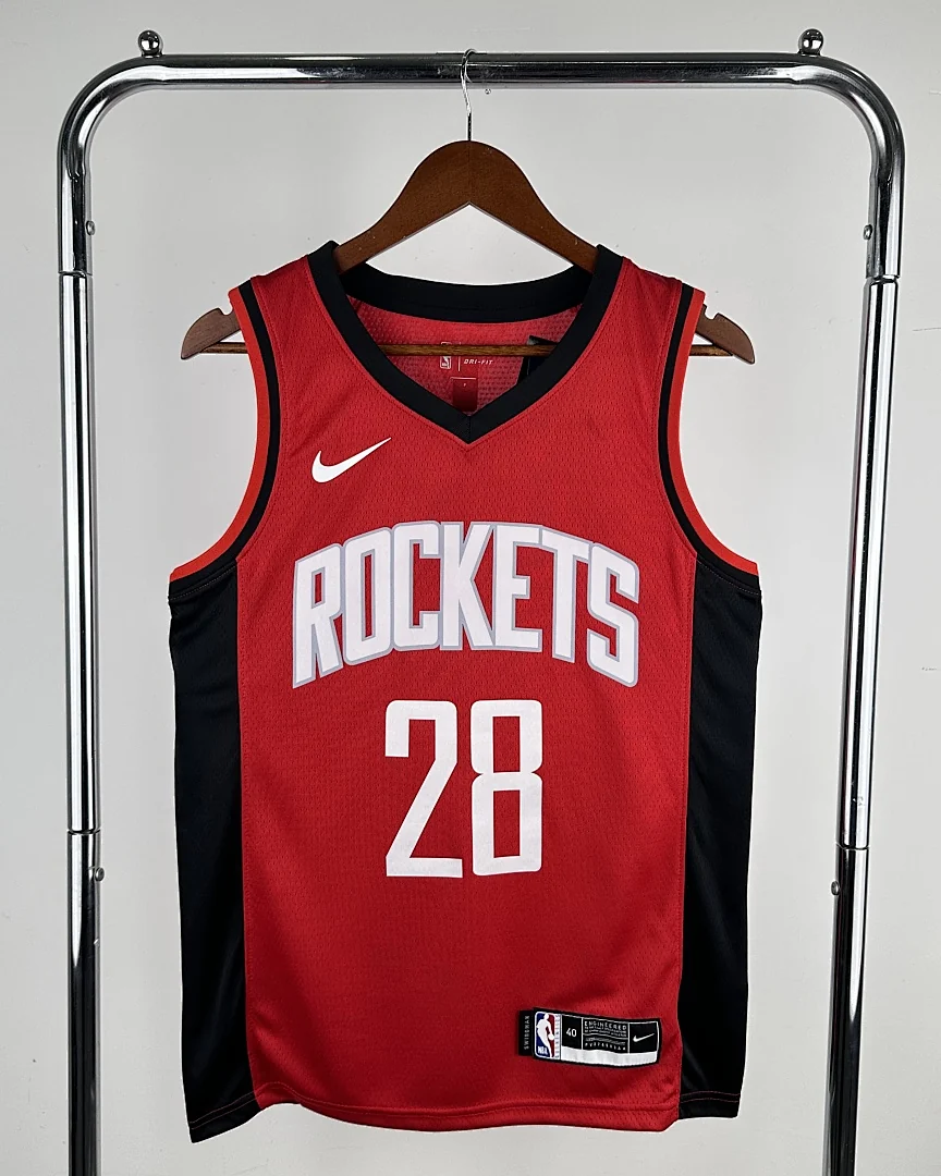 Camisola NBA Houston Rockets Alperen Sengun #28 Vermelha 2023