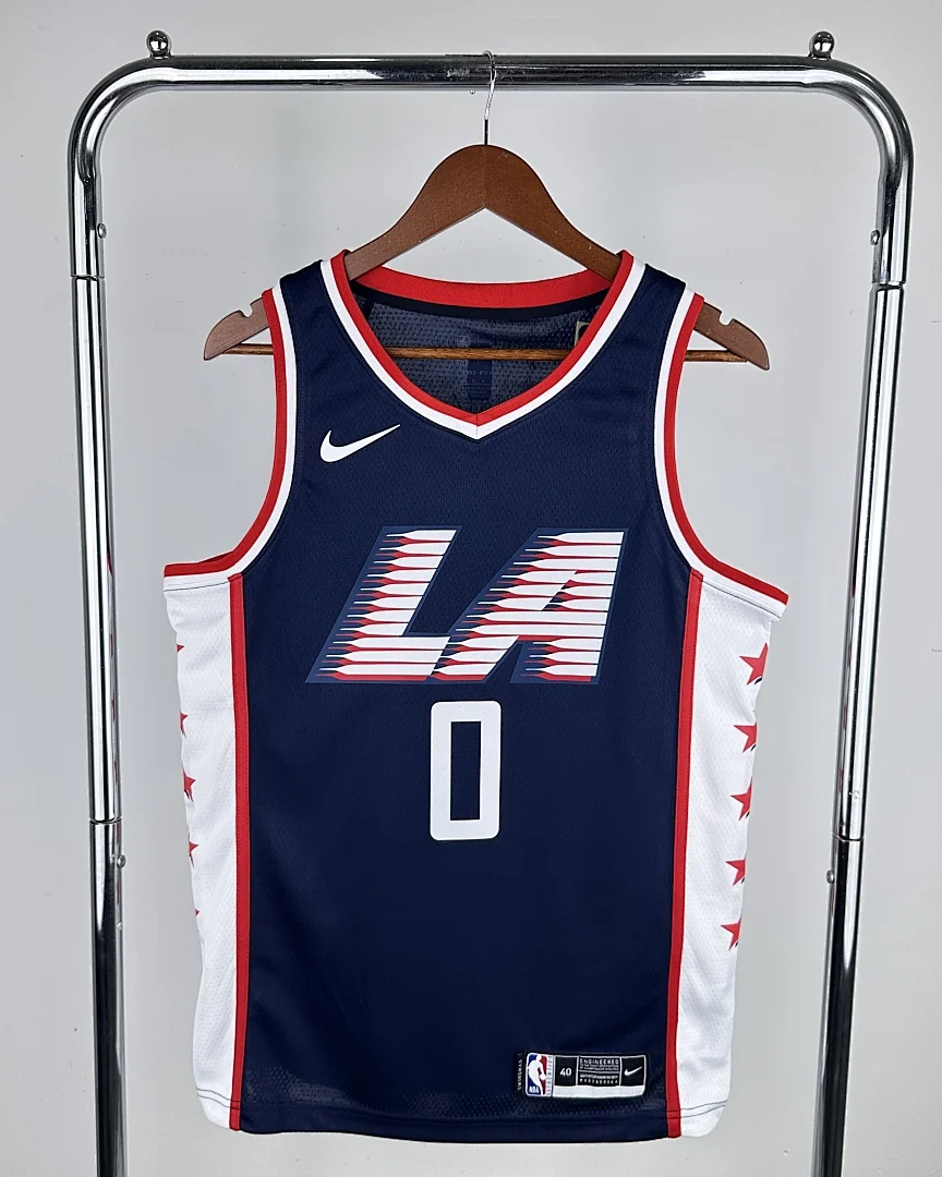 Camisola NBA Los Angeles Clippers Russell Westbrook #0 Edição Especial 2019