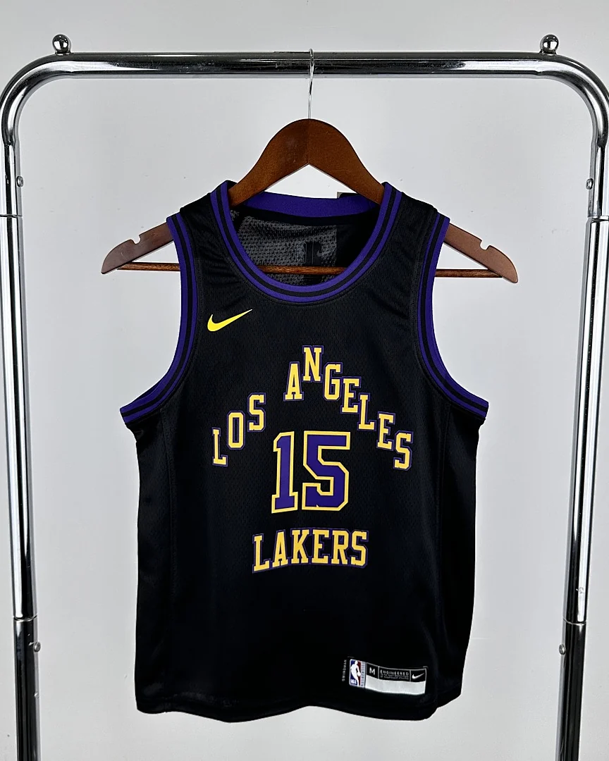 Camisola NBA Los Angeles Lakers Austin Reaves #15 Edição Especial 2024 Criança