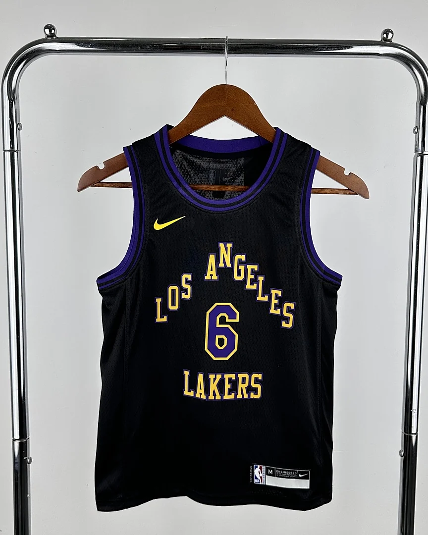 Camisola NBA Los Angeles Lakers LeBron James #6 Edição Especial 2024 Criança