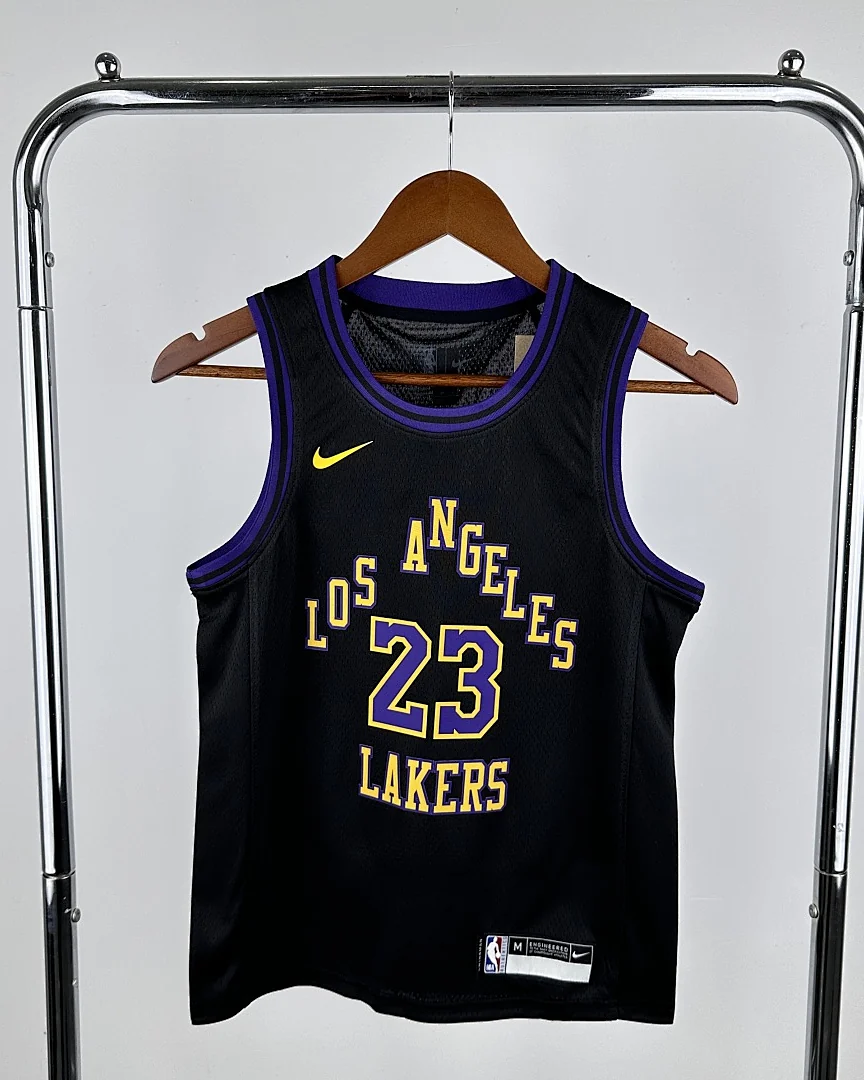 Camisola NBA Los Angeles Lakers LeBron James #23 Edição Especial 2024 Criança