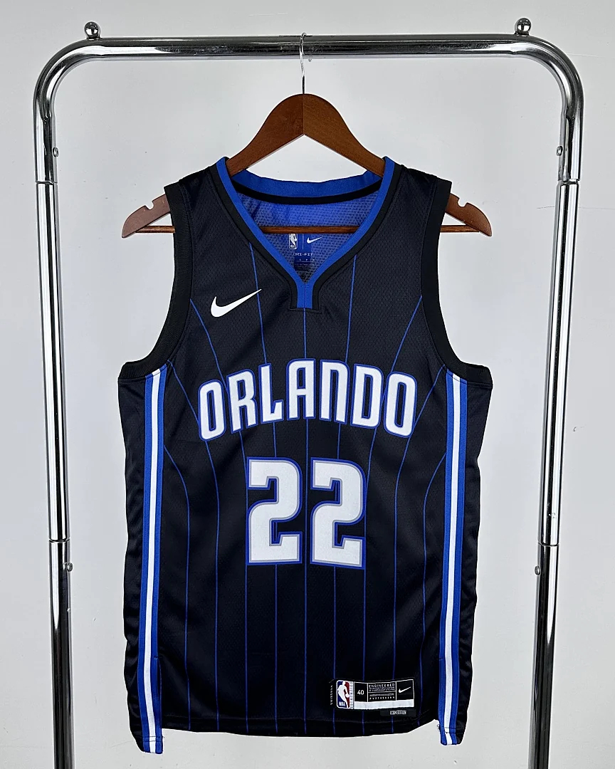 Camisola NBA Orlando Magic Franz Wagner #22 Preta 2023