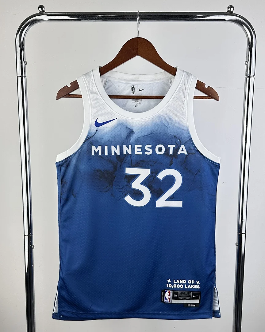 Camisola NBA Minnesota Timberwolves Karl-Anthony Towns #32 Edição Especial 2024