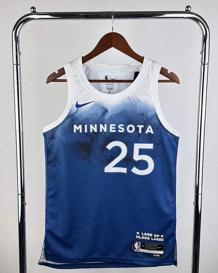 Camisola NBA Minnesota Timberwolves Derrick Rose #25 Edição Especial 2024