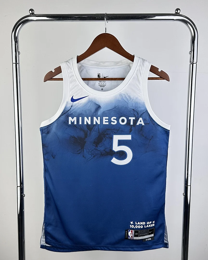 Camisola NBA Minnesota Timberwolves Anthony Edwards #5 Edição Especial 2024