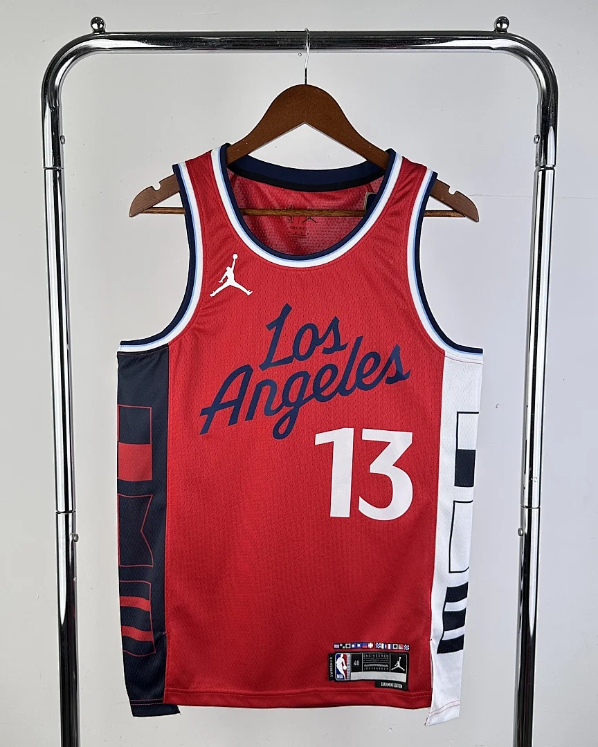 Camisola NBA Los Angeles Clippers Paul George #13 Jordan 2025