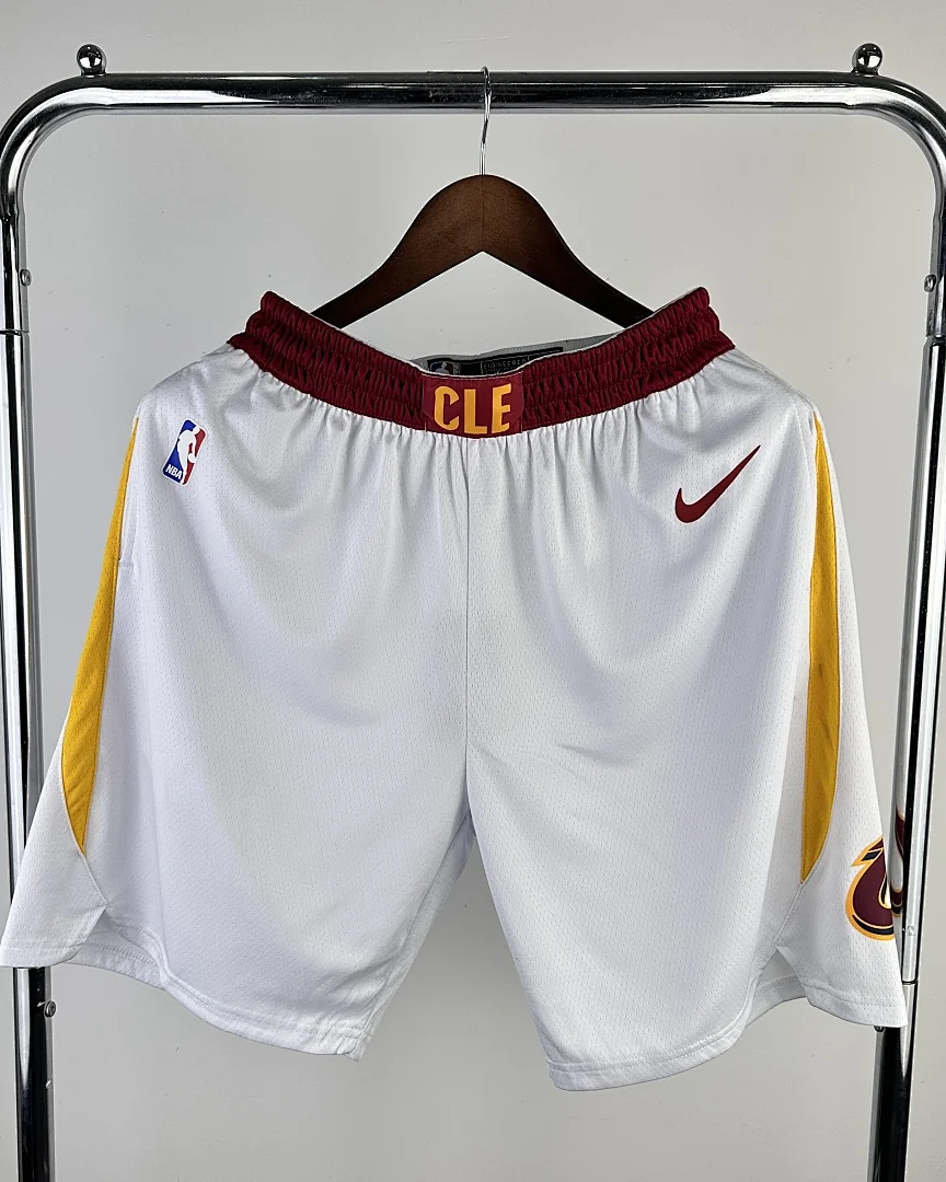 Calções NBA Cleveland Cavaliers Branco 2021