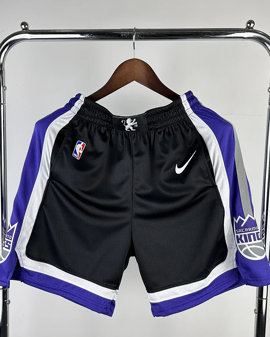 Calções NBA Sacramento Kings Preto 2024
